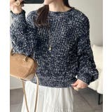 はじける彩りに、一目惚れ。カラフルネップヤーンニット（長袖） | Classical Elf  | 詳細画像19 