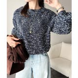 はじける彩りに、一目惚れ。カラフルネップヤーンニット（長袖） | Classical Elf  | 詳細画像24 