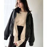 大人のカジュアルを極める。タック編み袖口スリットパフニット | Classical Elf  | 詳細画像6 