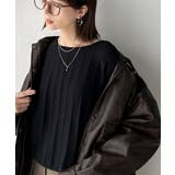 大人のカジュアルを極める。タック編み袖口スリットパフニット | Classical Elf  | 詳細画像10 