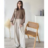 大人のカジュアルを極める。タック編み袖口スリットパフニット | Classical Elf  | 詳細画像17 