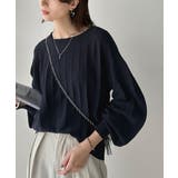 大人のカジュアルを極める。タック編み袖口スリットパフニット | Classical Elf  | 詳細画像19 