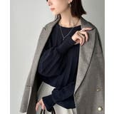 大人のカジュアルを極める。タック編み袖口スリットパフニット | Classical Elf  | 詳細画像20 