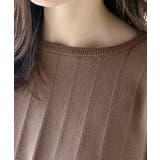 大人のカジュアルを極める。タック編み袖口スリットパフニット | Classical Elf  | 詳細画像24 