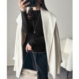 華奢見え叶える程よいフィット感。配色メロウリブニットトップス（長袖） | Classical Elf  | 詳細画像11 