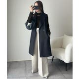 華奢見え叶える程よいフィット感。配色メロウリブニットトップス（長袖） | Classical Elf  | 詳細画像14 