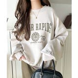 今っぽカジュアルの本命スウェット♪エンブレム風らくがき刺繍入りフロッキープリント… | Classical Elf  | 詳細画像28 