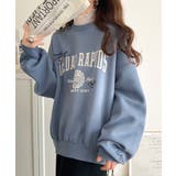 今っぽカジュアルの本命スウェット♪エンブレム風らくがき刺繍入りフロッキープリント… | Classical Elf  | 詳細画像42 