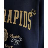 今っぽカジュアルの本命スウェット♪エンブレム風らくがき刺繍入りフロッキープリント… | Classical Elf  | 詳細画像54 