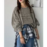 レトロデザインに釘付け！ピグメント加工刺繍ロゴ裏毛オーバーサイズプルオーバー（長… | Classical Elf  | 詳細画像18 