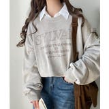 レトロデザインに釘付け！ピグメント加工刺繍ロゴ裏毛オーバーサイズプルオーバー（長… | Classical Elf  | 詳細画像20 