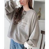 レトロデザインに釘付け！ピグメント加工刺繍ロゴ裏毛オーバーサイズプルオーバー（長… | Classical Elf  | 詳細画像21 