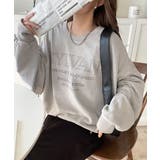 レトロデザインに釘付け！ピグメント加工刺繍ロゴ裏毛オーバーサイズプルオーバー（長… | Classical Elf  | 詳細画像26 