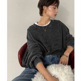 レトロデザインに釘付け！ピグメント加工刺繍ロゴ裏毛オーバーサイズプルオーバー（長… | Classical Elf  | 詳細画像2 