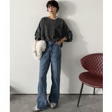 レトロデザインに釘付け！ピグメント加工刺繍ロゴ裏毛オーバーサイズプルオーバー（長… | Classical Elf  | 詳細画像4 