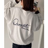 大人カジュアルに最適解。サイン刺繍裏毛スウェット | Classical Elf  | 詳細画像17 