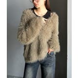 二度見の華やかさ。シャギーニット×ティアードキャミワンピースセット | Classical Elf | 詳細画像22