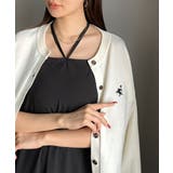 二度見の華やかさ。シャギーニット×ティアードキャミワンピースセット | Classical Elf | 詳細画像36