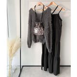 二度見の華やかさ。シャギーニット×ティアードキャミワンピースセット | Classical Elf | 詳細画像39