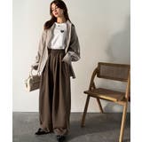 シンプルコーデに動きをプラス♪ダンボールイージーカーブパンツ | Classical Elf  | 詳細画像19 