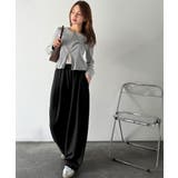 シンプルコーデに動きをプラス♪ダンボールイージーカーブパンツ | Classical Elf  | 詳細画像3 