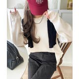 ニュアンスカラーで垢抜けお洒落♪綿100％ガゼット付きワッフルロンT（長袖） | Classical Elf  | 詳細画像8 