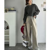 ニュアンスカラーで垢抜けお洒落♪綿100％ガゼット付きワッフルロンT（長袖） | Classical Elf  | 詳細画像17 