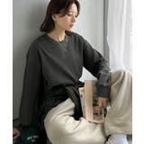 ニュアンスカラーで垢抜けお洒落♪綿100％ガゼット付きワッフルロンT（長袖） | Classical Elf  | 詳細画像18 