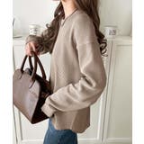 ニュアンスカラーで垢抜けお洒落♪綿100％ガゼット付きワッフルロンT（長袖） | Classical Elf  | 詳細画像28 