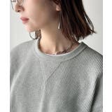 ニュアンスカラーで垢抜けお洒落♪綿100％ガゼット付きワッフルロンT（長袖） | Classical Elf  | 詳細画像29 