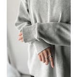 ニュアンスカラーで垢抜けお洒落♪綿100％ガゼット付きワッフルロンT（長袖） | Classical Elf  | 詳細画像30 