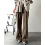 大人脚長シルエット♪ダンボール素材ピンタックフレアパンツ | Classical Elf  | 詳細画像9 