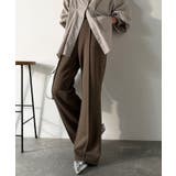 大人脚長シルエット♪ダンボール素材ピンタックフレアパンツ | Classical Elf  | 詳細画像10 