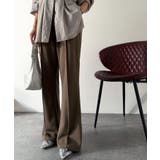 大人脚長シルエット♪ダンボール素材ピンタックフレアパンツ | Classical Elf  | 詳細画像12 