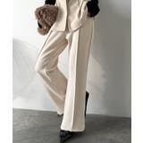 大人脚長シルエット♪ダンボール素材ピンタックフレアパンツ | Classical Elf  | 詳細画像18 