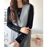 肉厚素材が気になるスタイルをカバー♪前後2wayダンボールハーフジップジャンプス… | Classical Elf  | 詳細画像13 