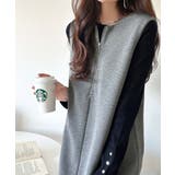 肉厚素材が気になるスタイルをカバー♪前後2wayダンボールハーフジップジャンプス… | Classical Elf  | 詳細画像15 