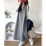 肉厚素材が気になるスタイルをカバー♪前後2wayダンボールハーフジップジャンプス… | Classical Elf  | 詳細画像18 