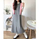 肉厚素材が気になるスタイルをカバー♪前後2wayダンボールハーフジップジャンプス… | Classical Elf  | 詳細画像20 