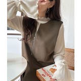 肉厚素材が気になるスタイルをカバー♪前後2wayダンボールハーフジップジャンプス… | Classical Elf  | 詳細画像26 