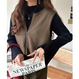 肉厚素材が気になるスタイルをカバー♪前後2wayダンボールハーフジップジャンプス… | Classical Elf  | 詳細画像29 