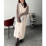 肉厚素材が気になるスタイルをカバー♪前後2wayダンボールハーフジップジャンプス… | Classical Elf  | 詳細画像38 