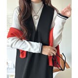 肉厚素材が気になるスタイルをカバー♪前後2wayダンボールハーフジップジャンプス… | Classical Elf  | 詳細画像1 