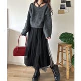 褒められワンピ♪マルチwayニット×チュールワンピースセット（セットアイテム） | Classical Elf  | 詳細画像25 