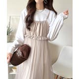 褒められワンピ♪マルチwayニット×チュールワンピースセット（セットアイテム） | Classical Elf  | 詳細画像56 