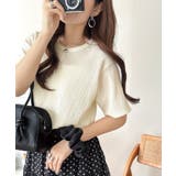 軽やか涼感、さらり抜け感。楊柳ベーシックTシャツ(半袖) | Classical Elf  | 詳細画像12 