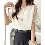 軽やか涼感、さらり抜け感。楊柳ベーシックTシャツ(半袖) | Classical Elf  | 詳細画像14 