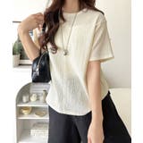 軽やか涼感、さらり抜け感。楊柳ベーシックTシャツ(半袖) | Classical Elf  | 詳細画像17 