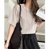 軽やか涼感、さらり抜け感。楊柳ベーシックTシャツ(半袖) | Classical Elf  | 詳細画像36 