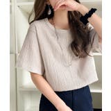 軽やか涼感、さらり抜け感。楊柳ベーシックTシャツ(半袖) | Classical Elf  | 詳細画像37 